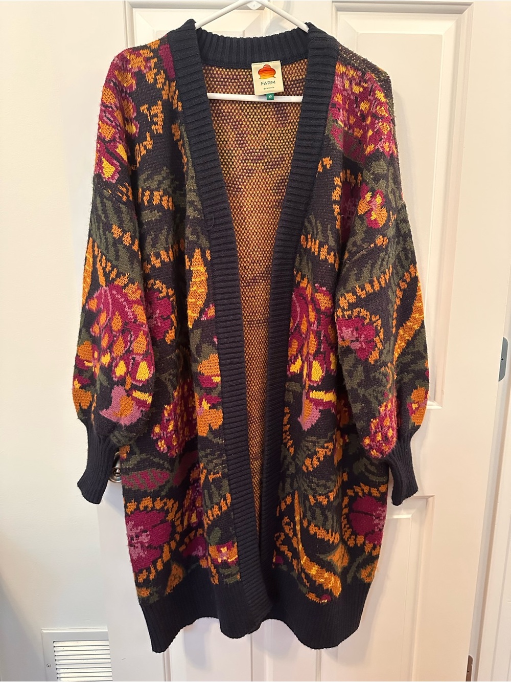 FARM Rio Oversized Open-Front Cardigan - Picture 1 of 7